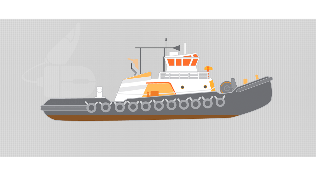 McAllister Tugboat NYC - Digital Art