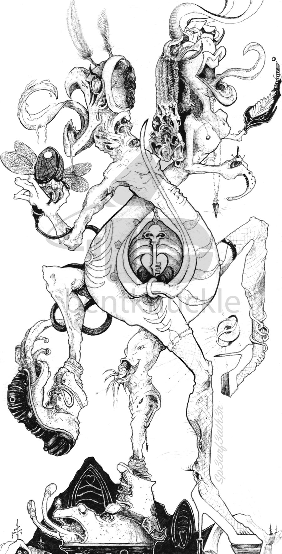 Beck & Call Pen and Ink